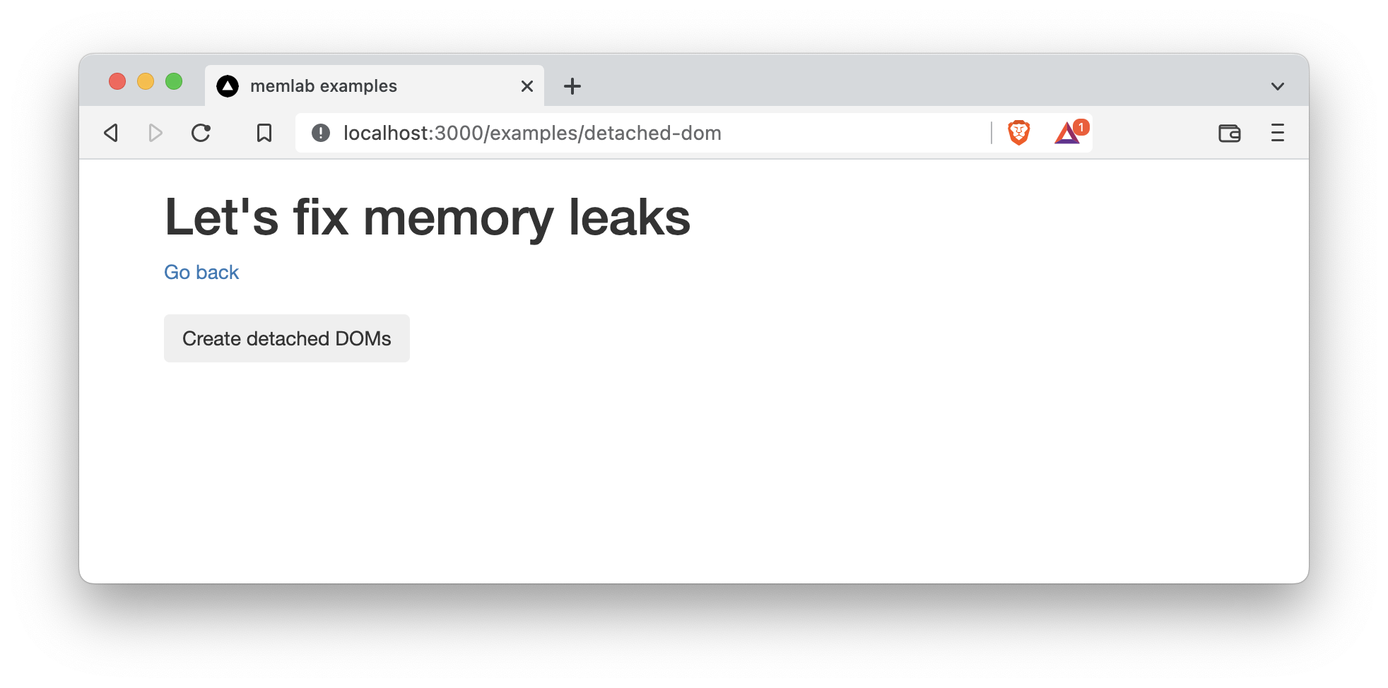 memlab run result